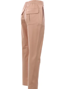 Pantaloni in lana con coulisse