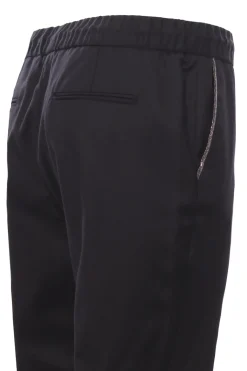Pantaloni in lana con coulisse