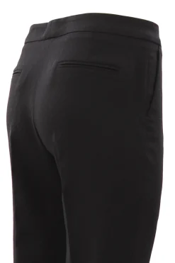 Pantaloni in lana stretch jacquard