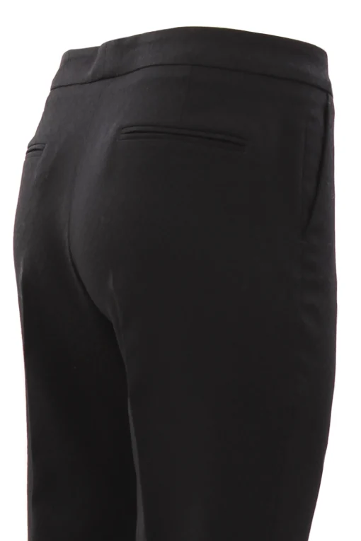 Pantaloni in lana stretch jacquard
