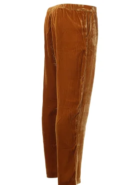 Pantaloni in velluto con elastico
