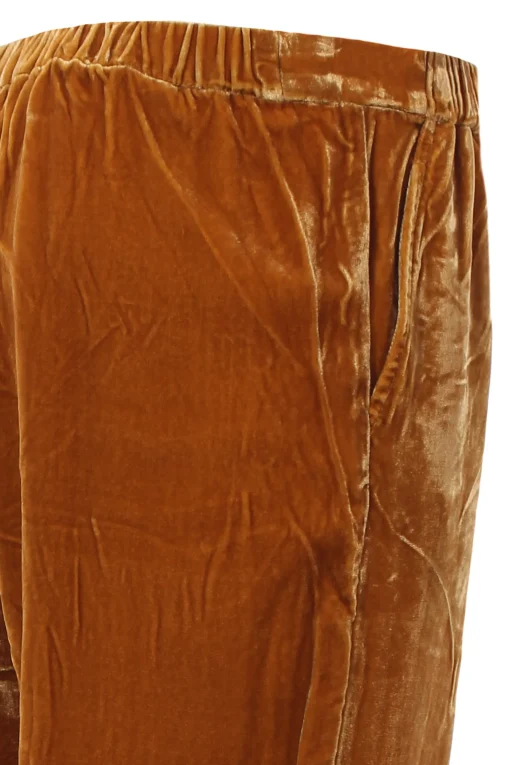 Pantaloni in velluto con elastico