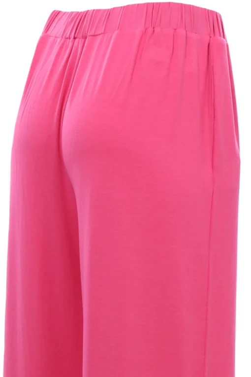 Pantaloni in viscosa gamba larga