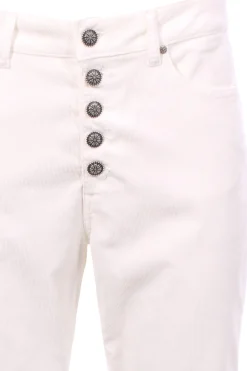 Pantaloni koons in velluto millerighe