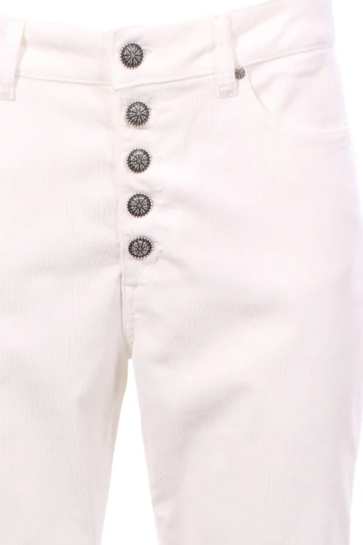 Pantaloni koons in velluto millerighe