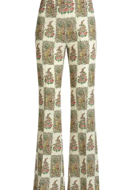 Pantaloni stampa floreale