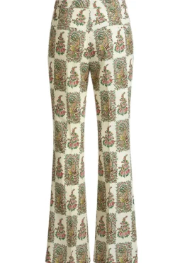Pantaloni stampa floreale