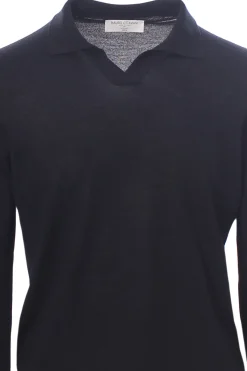 polo buttonless in lana pukaki