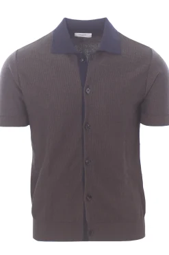 polo camicia cotone operato
