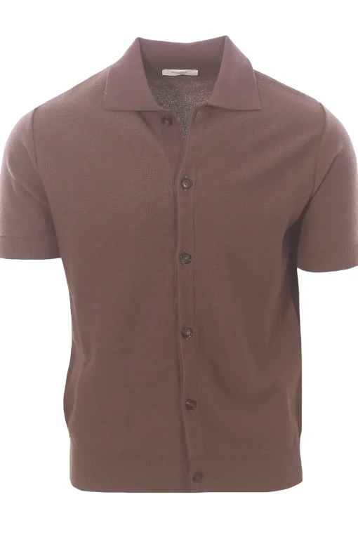 polo camicia cotone operato