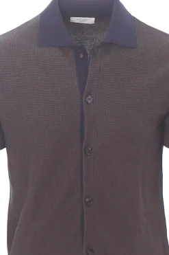 polo camicia cotone operato