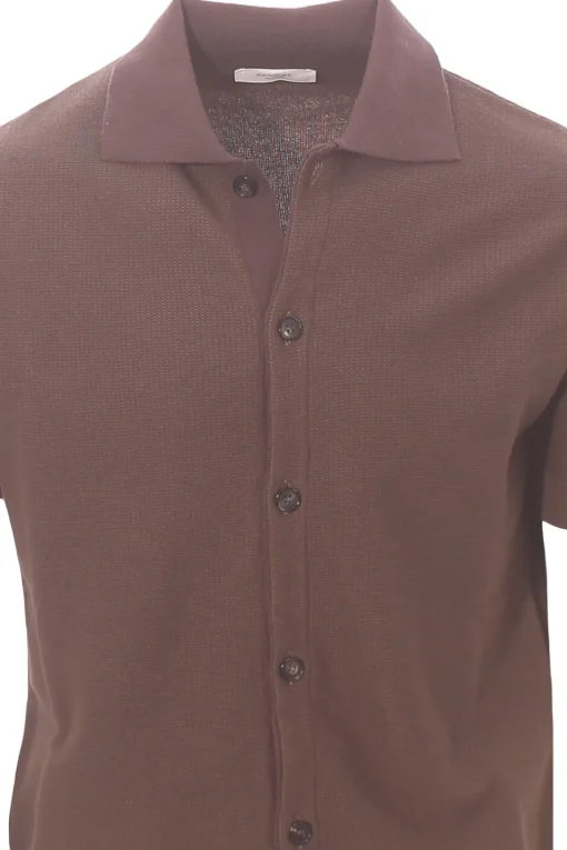 polo camicia cotone operato