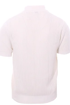 polo camicia cotone traforato