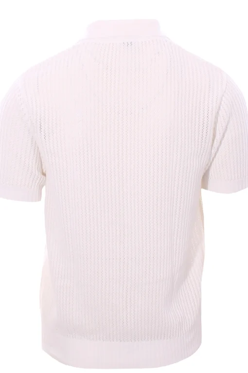 polo camicia cotone traforato