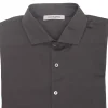 polo camicia in piquet filo di scozia