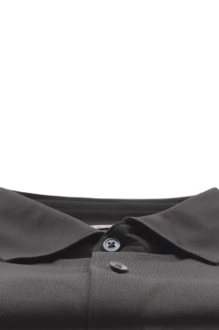 polo camicia in piquet filo di scozia