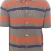 polo camicia traforo riga orizzontale