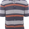 polo camicia traforo riga orizzontale