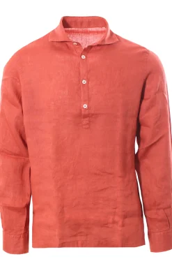 polo camicia tyler in lino tinto capo