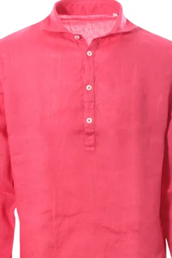 polo camicia tyler in lino tinto capo