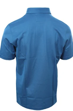 Polo con contrasti in piquet filo di scozia
