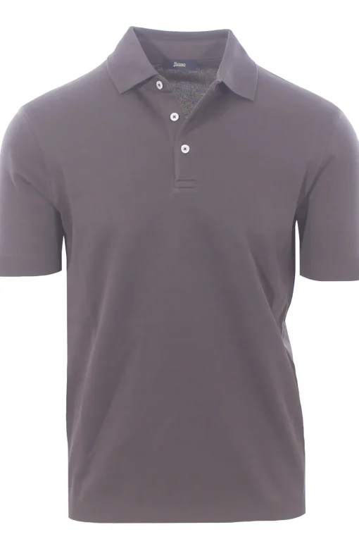 polo in cotone bordi continui