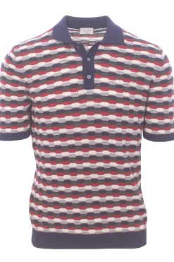 polo jacquard multicolor