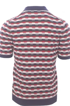polo jacquard multicolor