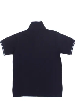 Polo manica corta in cotone stretch