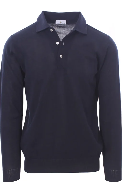polo paramontura in cotone