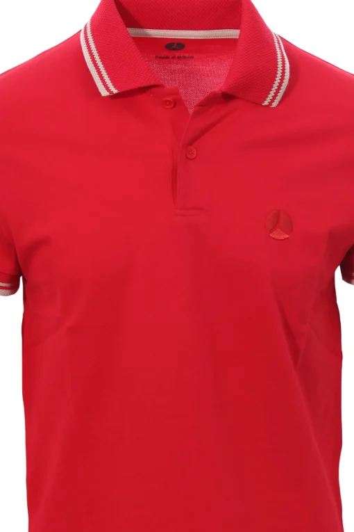 Polo people collo in maglia nido d'ape