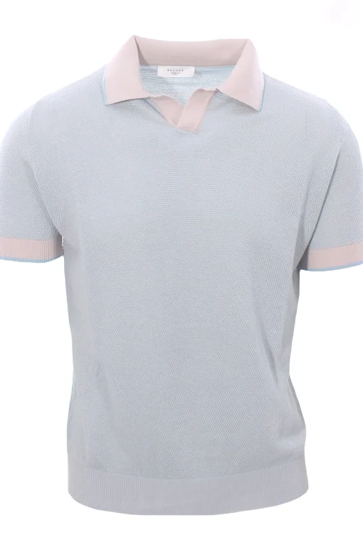 polo skipper cotone con contrasti