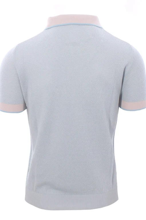 polo skipper cotone con contrasti
