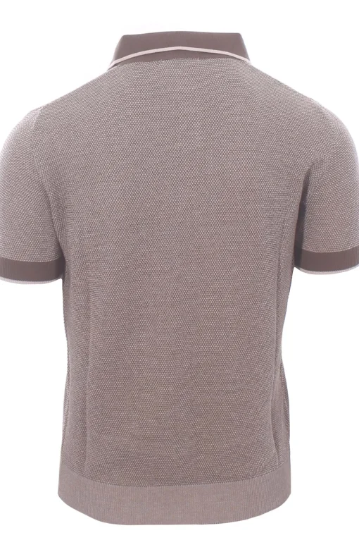 polo skipper cotone con contrasti
