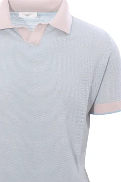 polo skipper cotone con contrasti