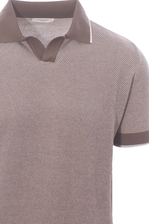 polo skipper cotone con contrasti