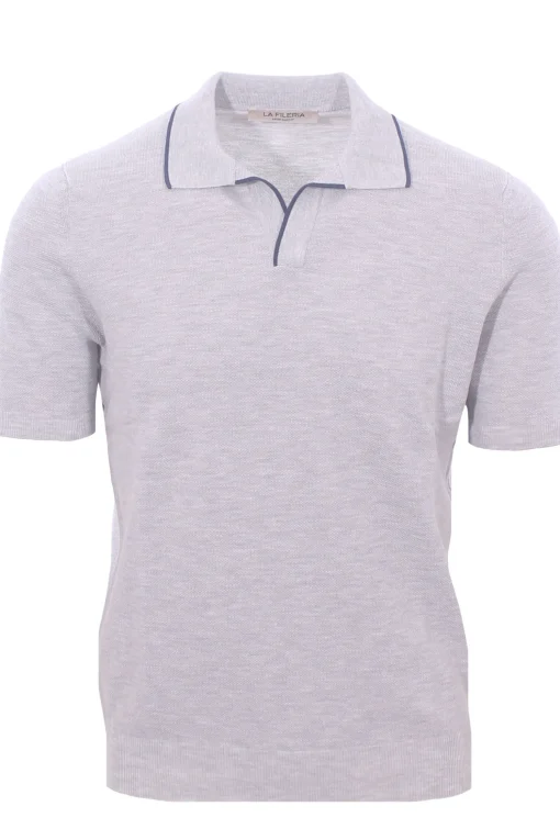 polo skipper cotone grana riso