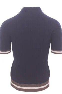 polo skipper cotone treccina