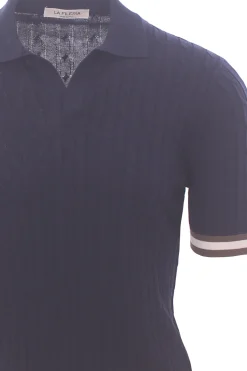 polo skipper cotone treccina