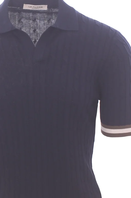 polo skipper cotone treccina