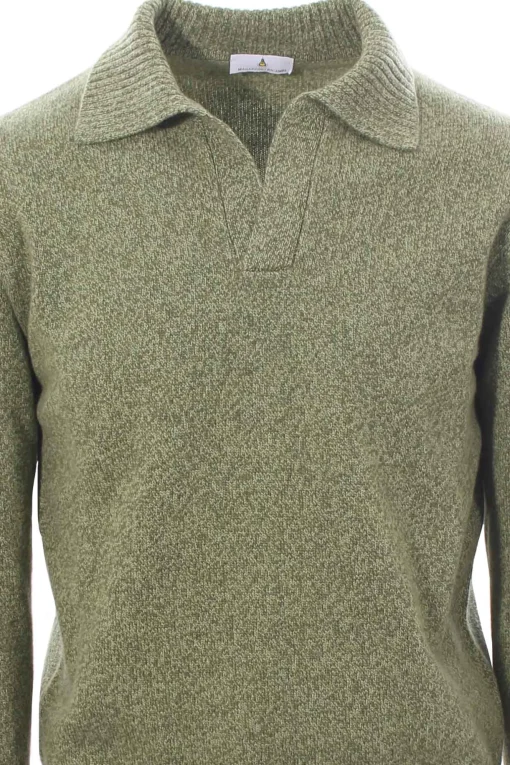 polo vela in lana e cashemere