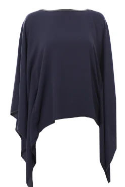 Poncho in seta