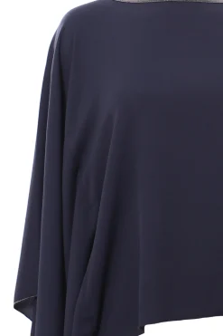 Poncho in seta