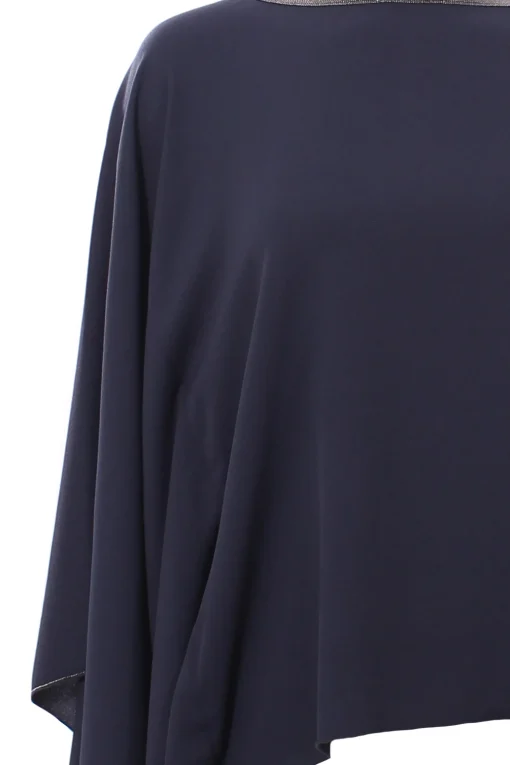 Poncho in seta