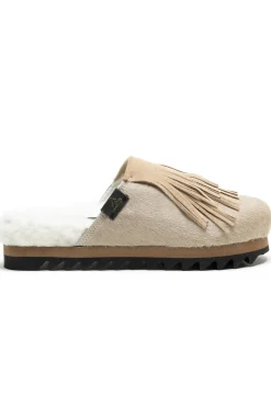Sabot calf hair leaher e suede