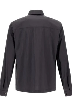 shirt jacket tech woven