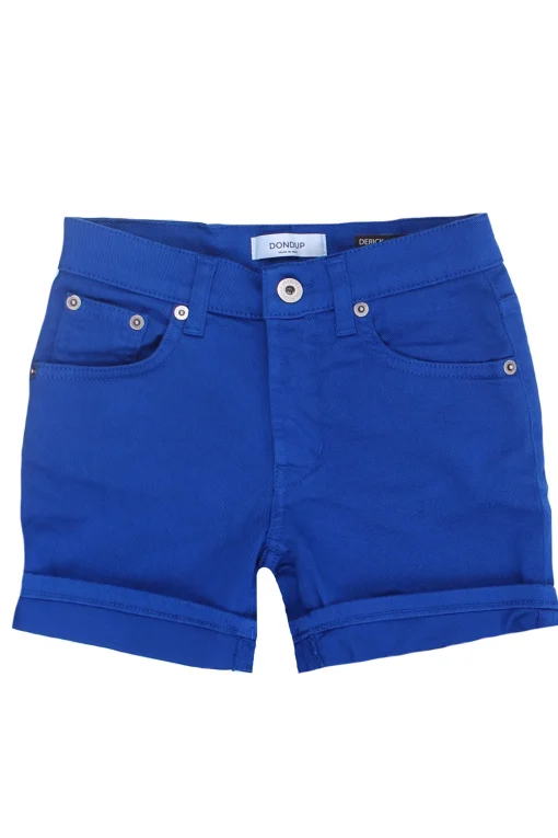 Short cinque tasche in denim colour