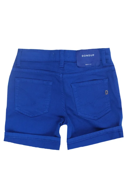 Short cinque tasche in denim colour