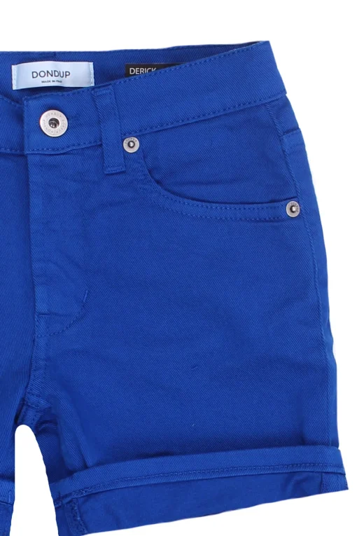 Short cinque tasche in denim colour