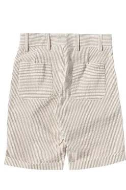 Shorts rigato in cotone